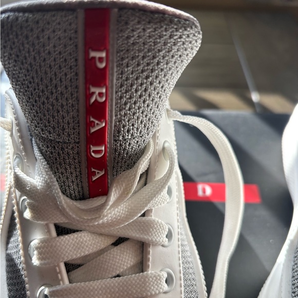 AUTHENTIC ❤️Prada ❤️Cup Soft rubber and bike fabric sneakers
Size:39/9 US - Picture 10 of 17